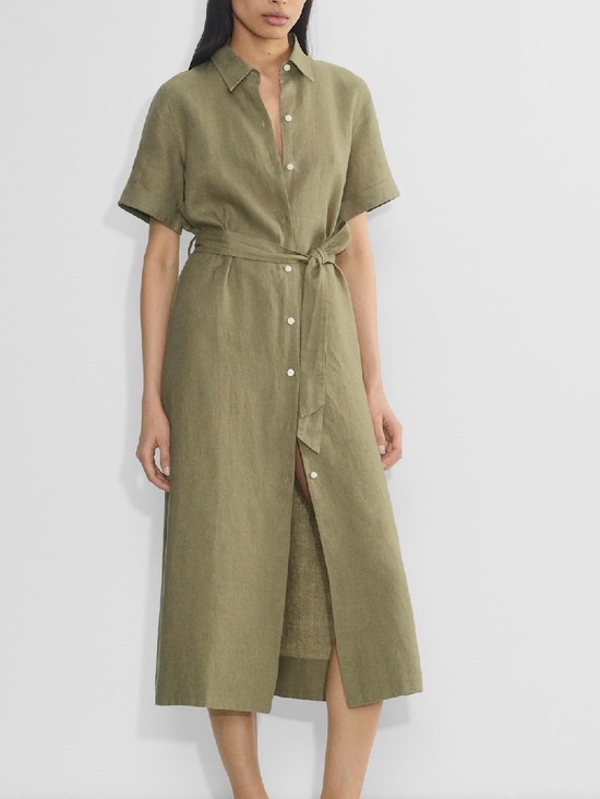 Aritzia Dresses & Skirts - Wilfred Eleta Linen Maxi Dress - S